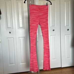 Zara pink flare leggings